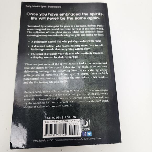 Embracing the Spirits by Barbara Parks Supernatural Paperback Book - Picture 2 of 7